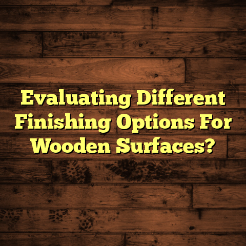 Wooden Surface Finishes: What's Best? [Quick Guide]