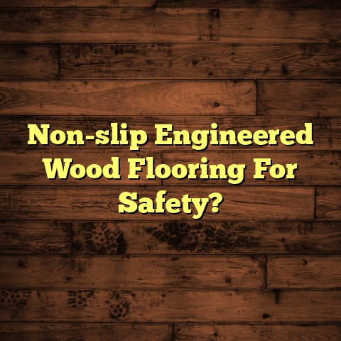 Non-Slip Engineered Wood: Is It Safe? [Must Know Now]