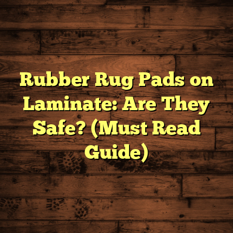 Rubber Rug Pads on Laminate: Are They Safe? (Must Read Guide)