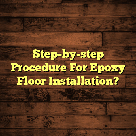 Epoxy Floor Install: Step-by-Step Guide (Avoid Costly Mistakes)