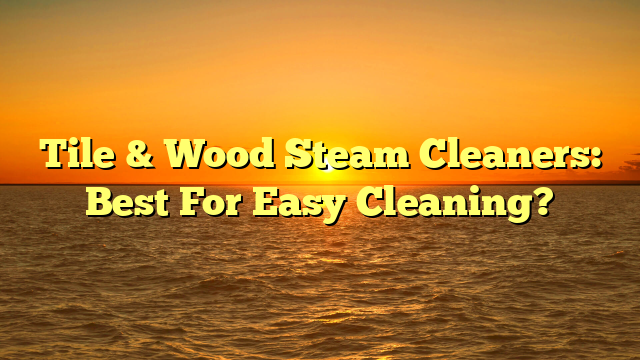 Steam Cleaners for Tile & Wood: Are They Worth It? (Quick Guide)