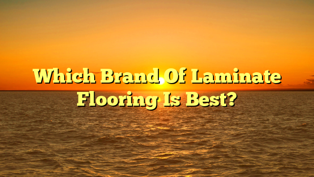 Laminate Flooring Brands: Which Is Best? [Buyer's Guide]